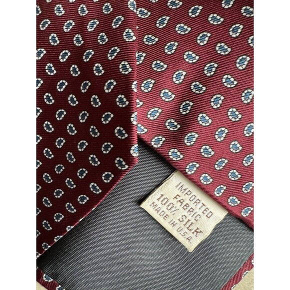 Vintage Yves Saint Laurent Silk Neck Tie Red - Picture 4 of 4